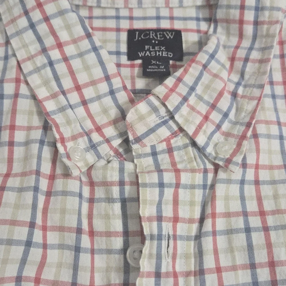 J. Crew Multicolor Plaid Button Down Shirt